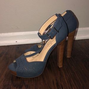 Jessica Simpson peep toe heels